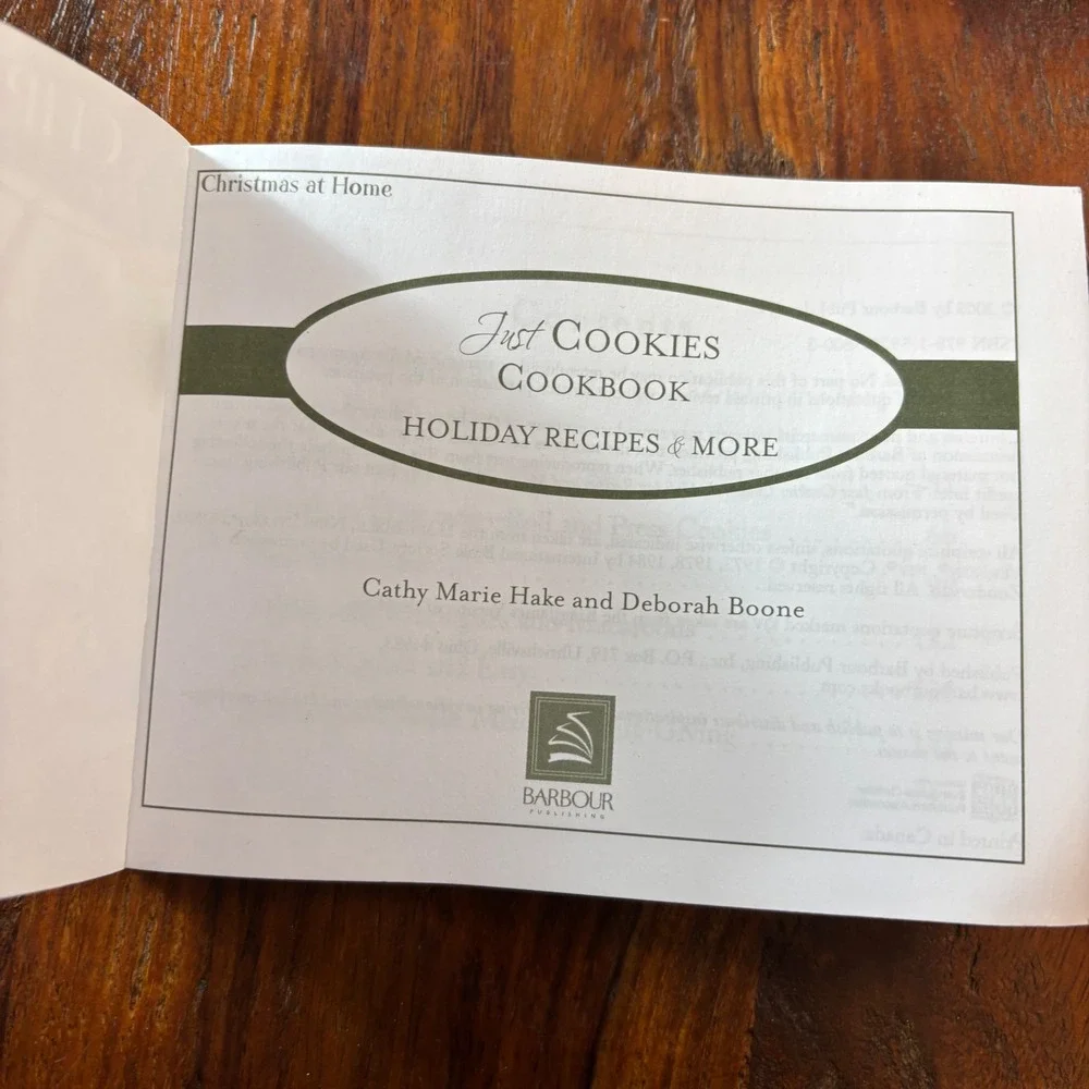Christmas At Home Cookbook Set Just Cookies & Just Chocolate Holiday Recipes 2pk